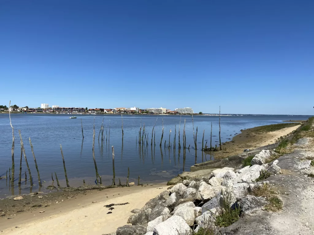 Vue sur le port de La Teste et Arcachon, pour la page maintenance et refonte de site internet.