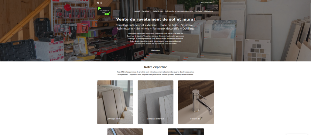 Image du site Showroom Loft